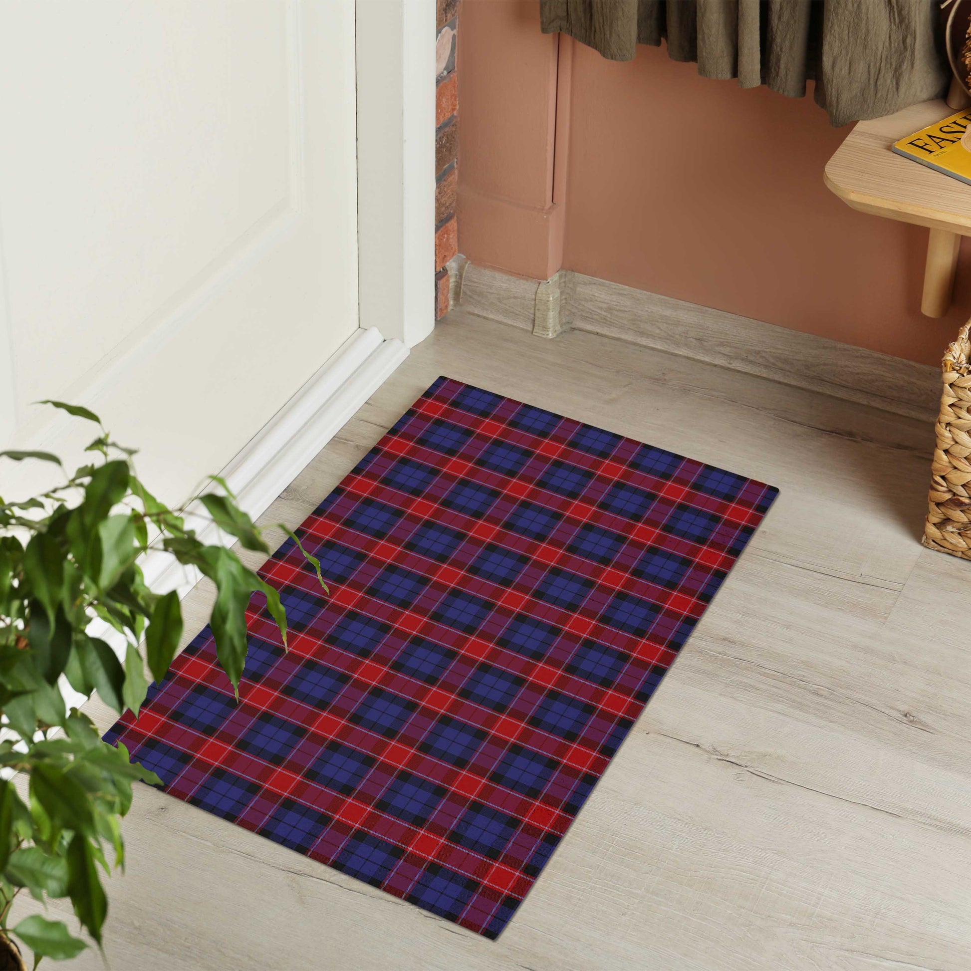 Graham of Menteith Red Tartan Door Mat - Tartanvibesclothing