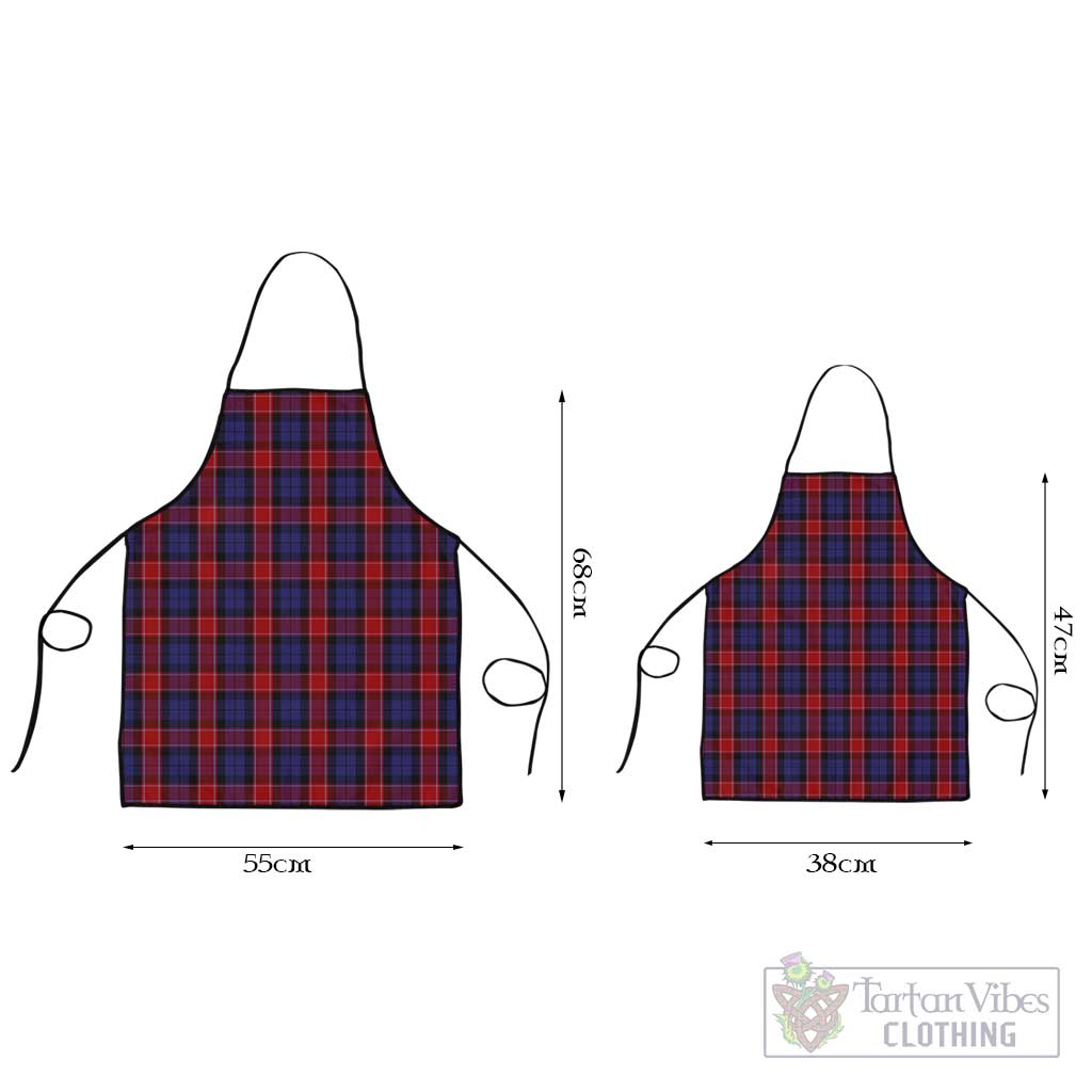 Graham of Menteith Red Tartan Apron Black L 55x68 cm - Tartan Vibes Clothing