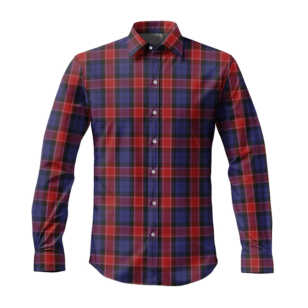 graham-of-menteith-red-tartan-long-sleeve-button-up-shirt