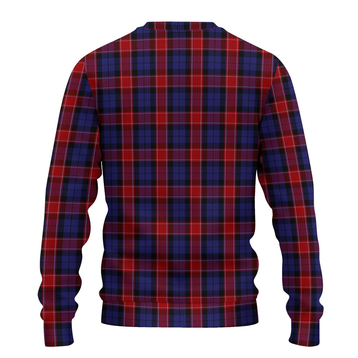 Graham of Menteith Red Tartan Knitted Sweater - Tartanvibesclothing