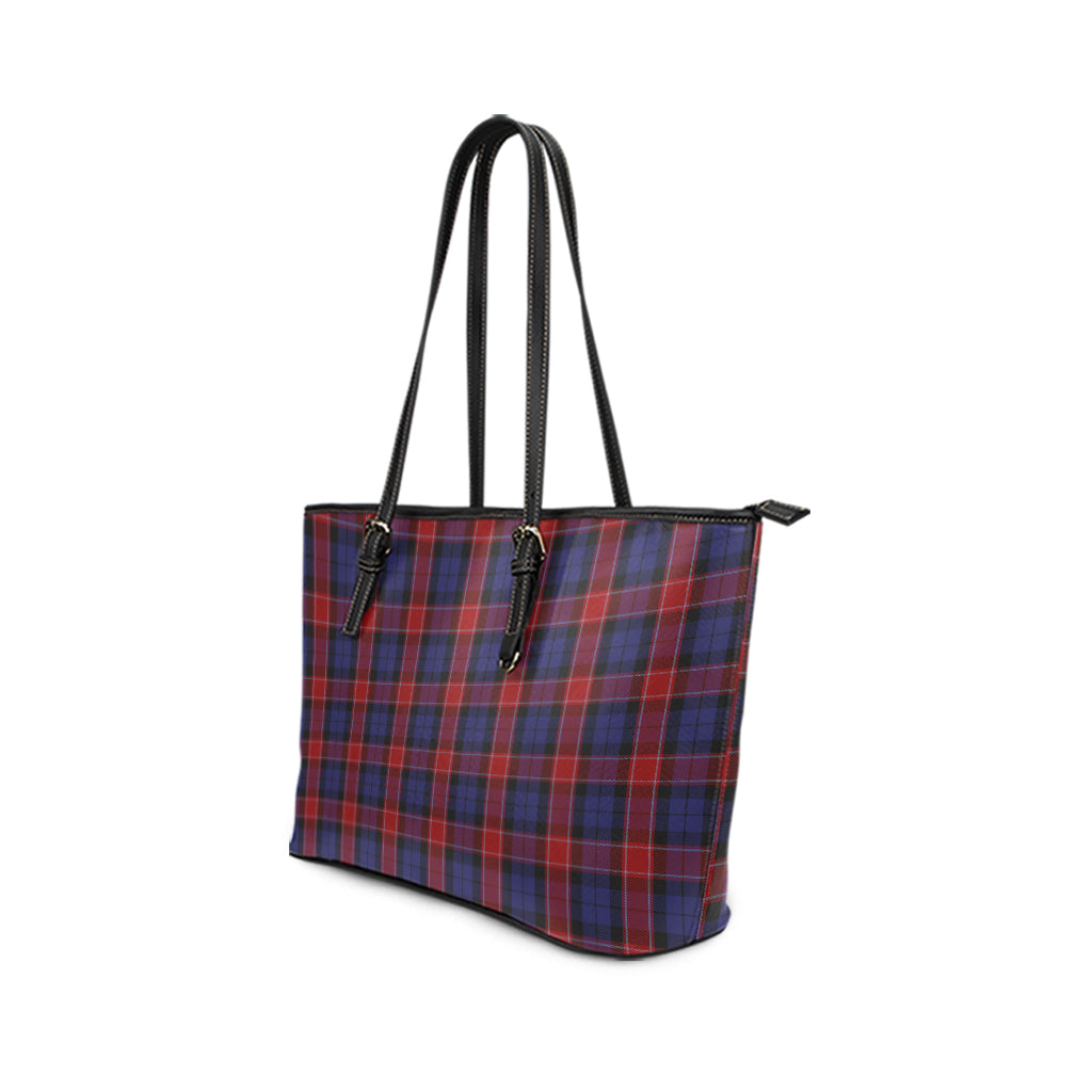 graham-of-menteith-red-tartan-leather-tote-bag