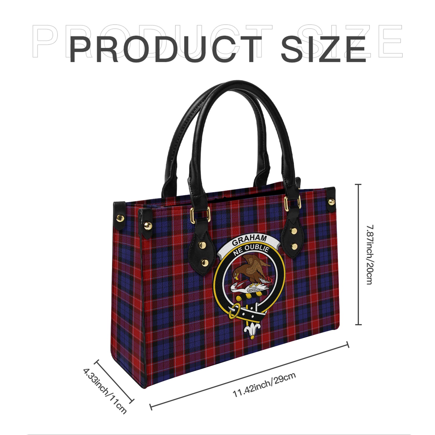 graham-of-menteith-red-tartan-leather-bag-with-family-crest