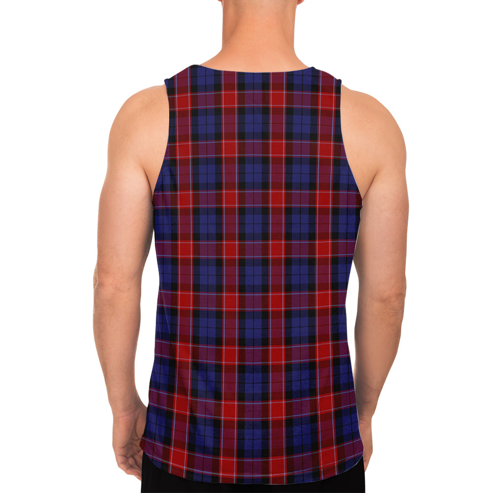 graham-of-menteith-red-tartan-mens-tank-top-with-family-crest