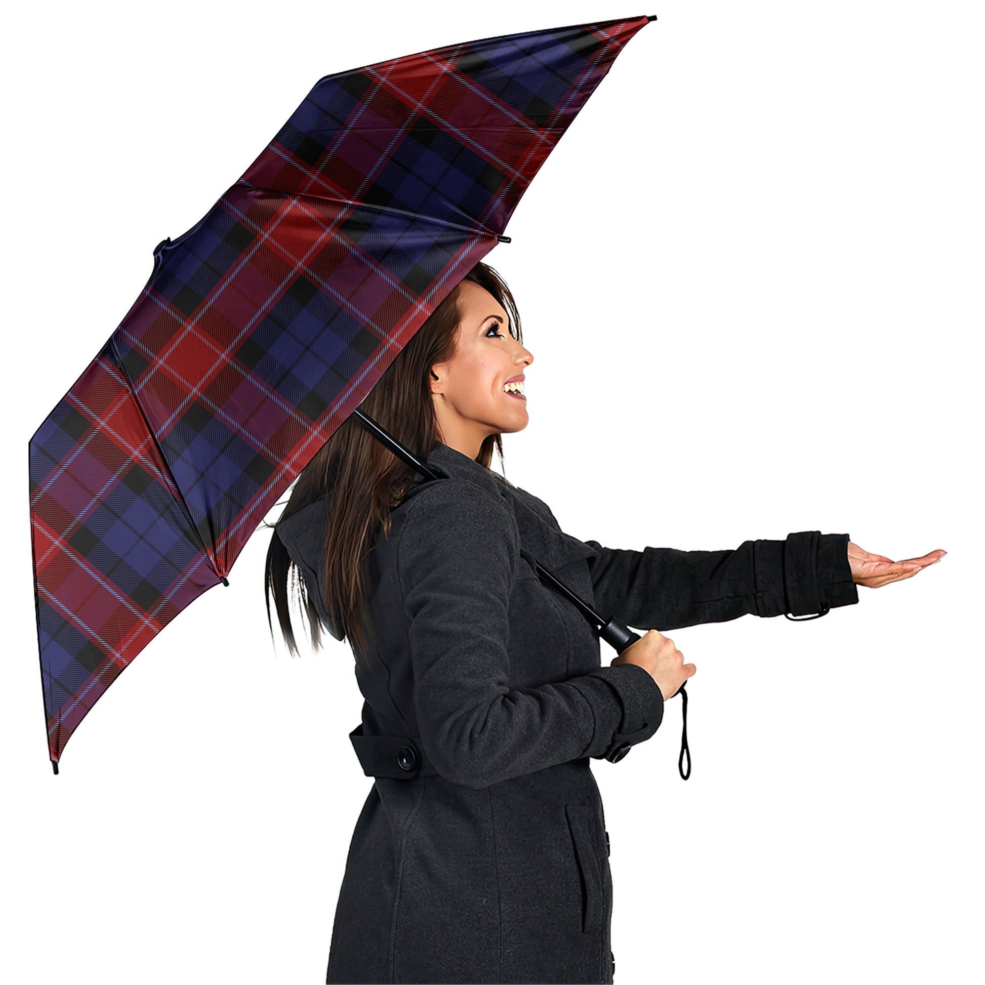 Graham of Menteith Red Tartan Umbrella - Tartanvibesclothing