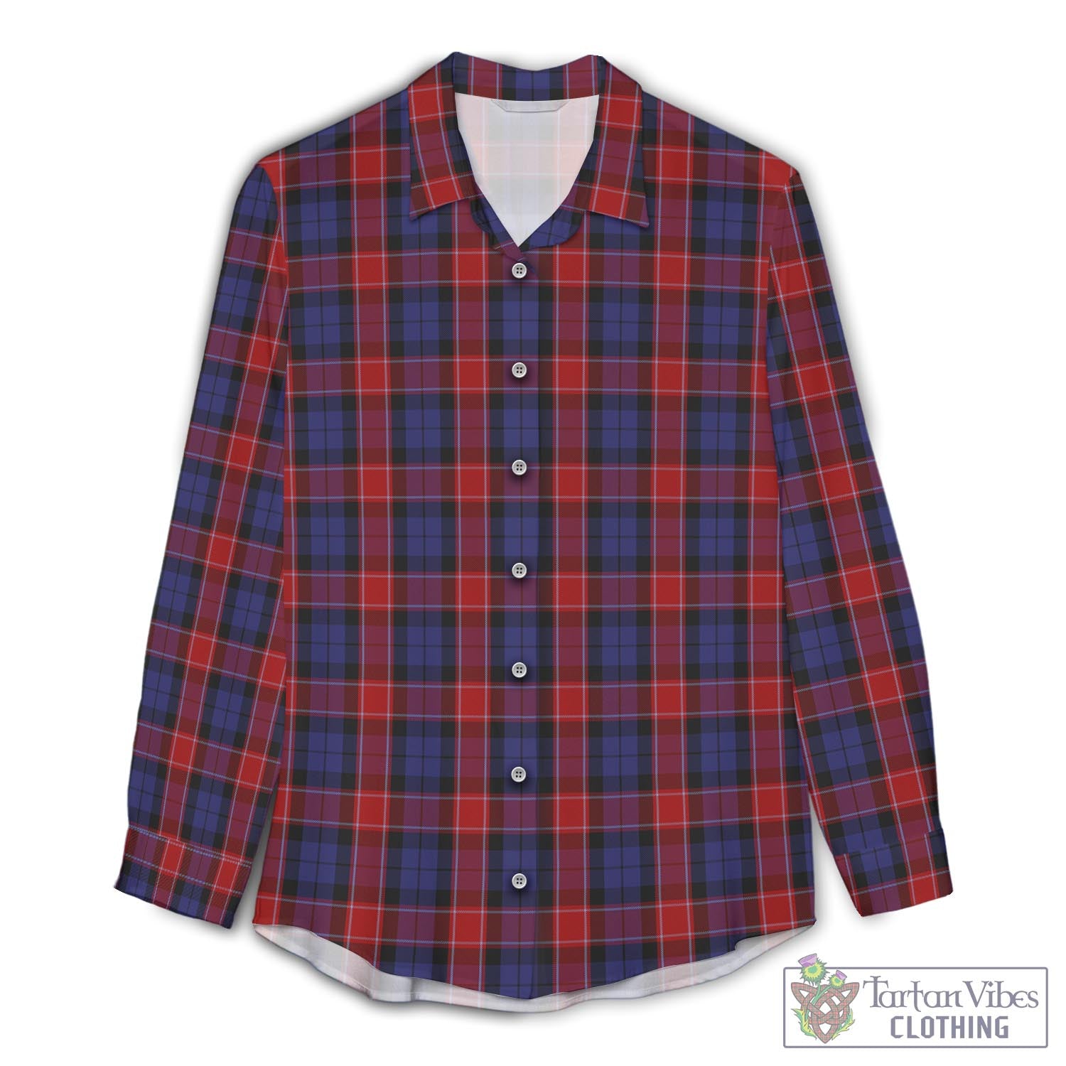 Graham of Menteith Red Tartan Womens Casual Shirt