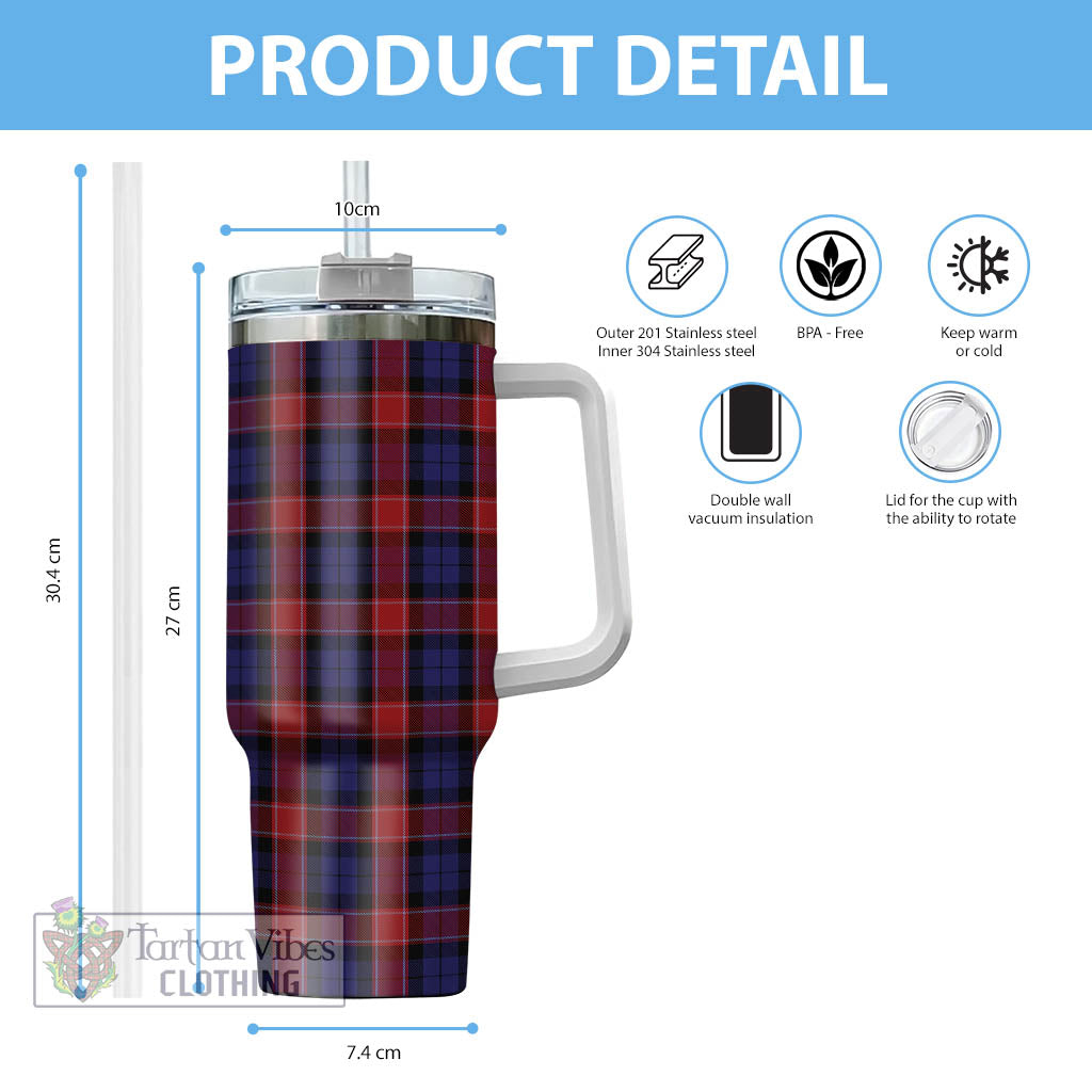 Tartan Vibes Clothing Graham of Menteith Red Tartan Tumbler with Handle