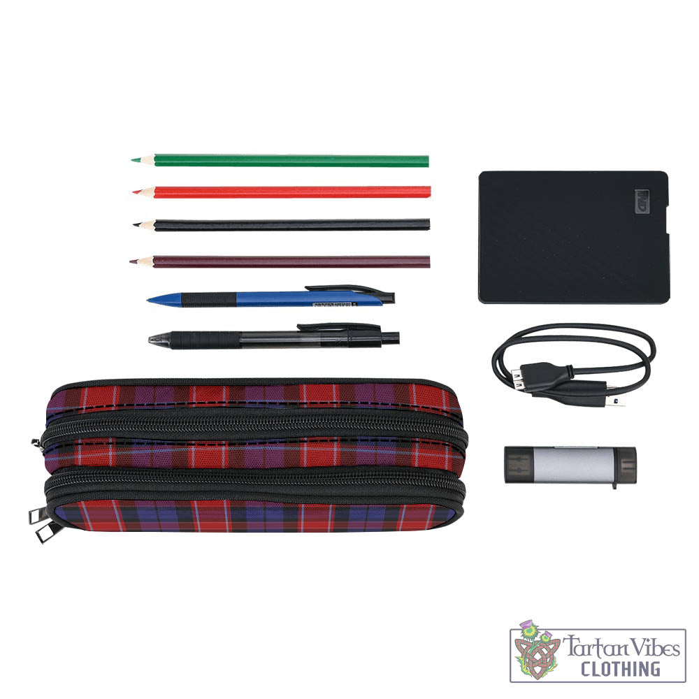 Tartan Vibes Clothing Graham of Menteith Red Tartan Pen and Pencil Case