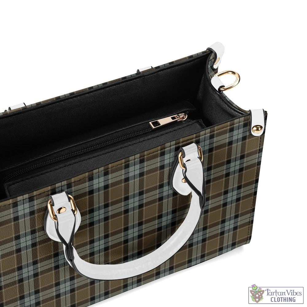 Tartan Vibes Clothing Graham of Menteith Weathered Tartan Luxury Leather Handbags