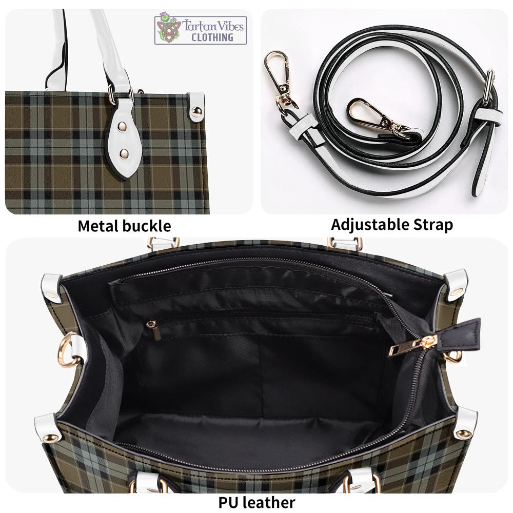 Tartan Vibes Clothing Graham of Menteith Weathered Tartan Luxury Leather Handbags