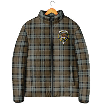 Graham of Menteith Weathered Tartan Padded Jacket with Family Crest