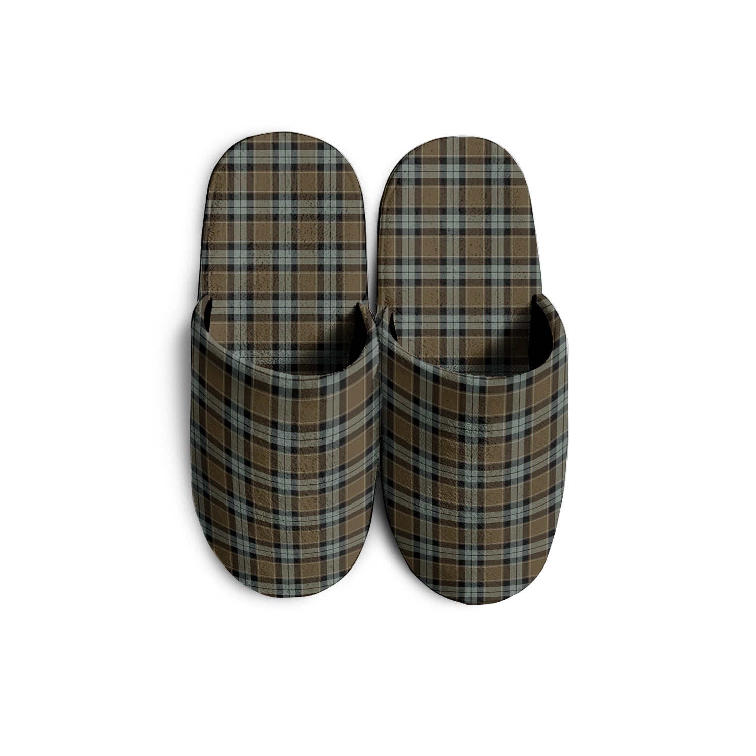 Graham of Menteith Weathered Tartan Home Slippers - Tartanvibesclothing