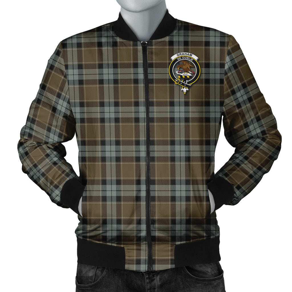 graham-of-menteith-weathered-tartan-bomber-jacket-with-family-crest