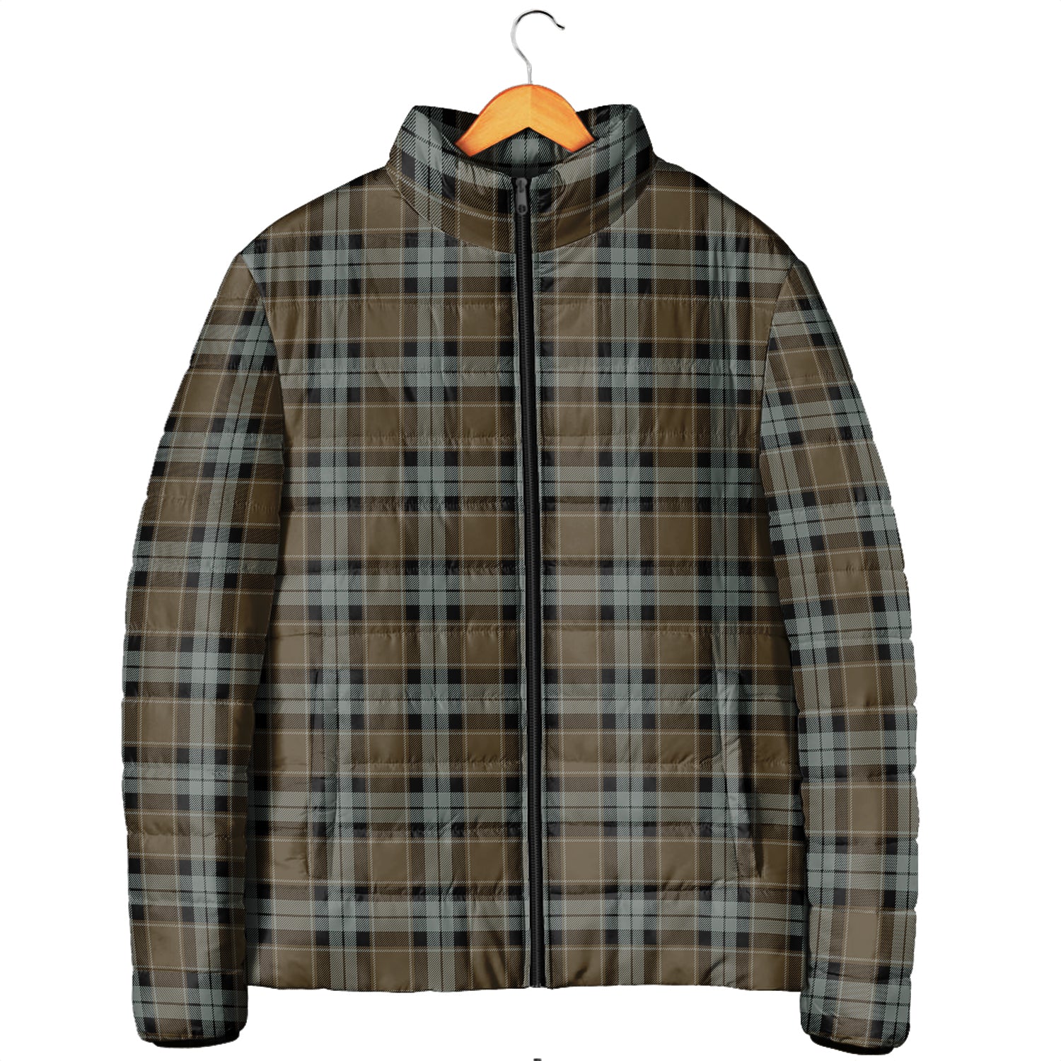 Graham of Menteith Weathered Tartan Padded Jacket Men's Padded Jacket - Tartan Vibes Clothing