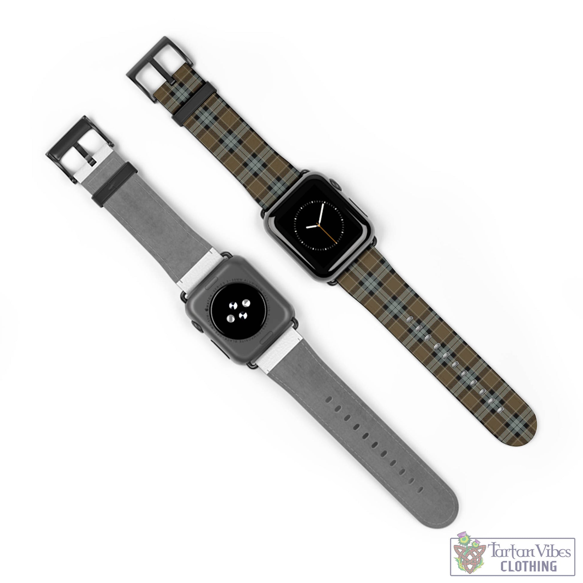 Tartan Vibes Clothing Graham of Menteith Weathered Tartan Watch Band