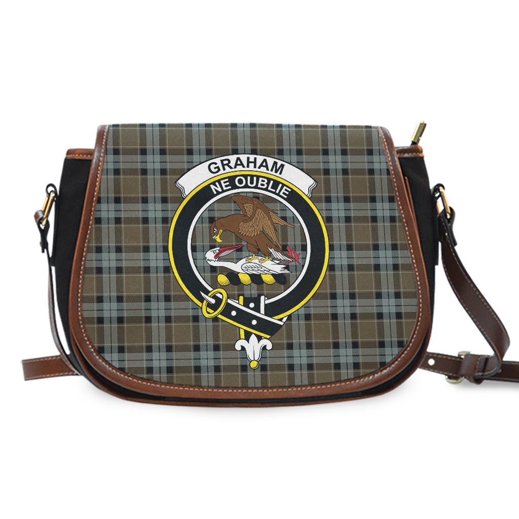 graham-of-menteith-weathered-tartan-saddle-bag-with-family-crest