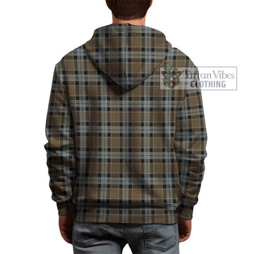 Graham of Menteith Weathered Tartan Hoodie with Family Crest DNA In Me Style