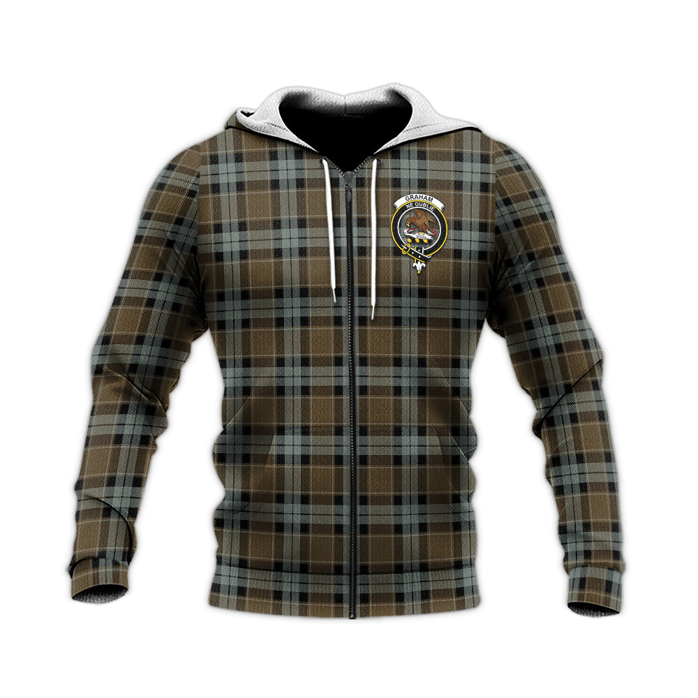 graham-of-menteith-weathered-tartan-knitted-hoodie-with-family-crest