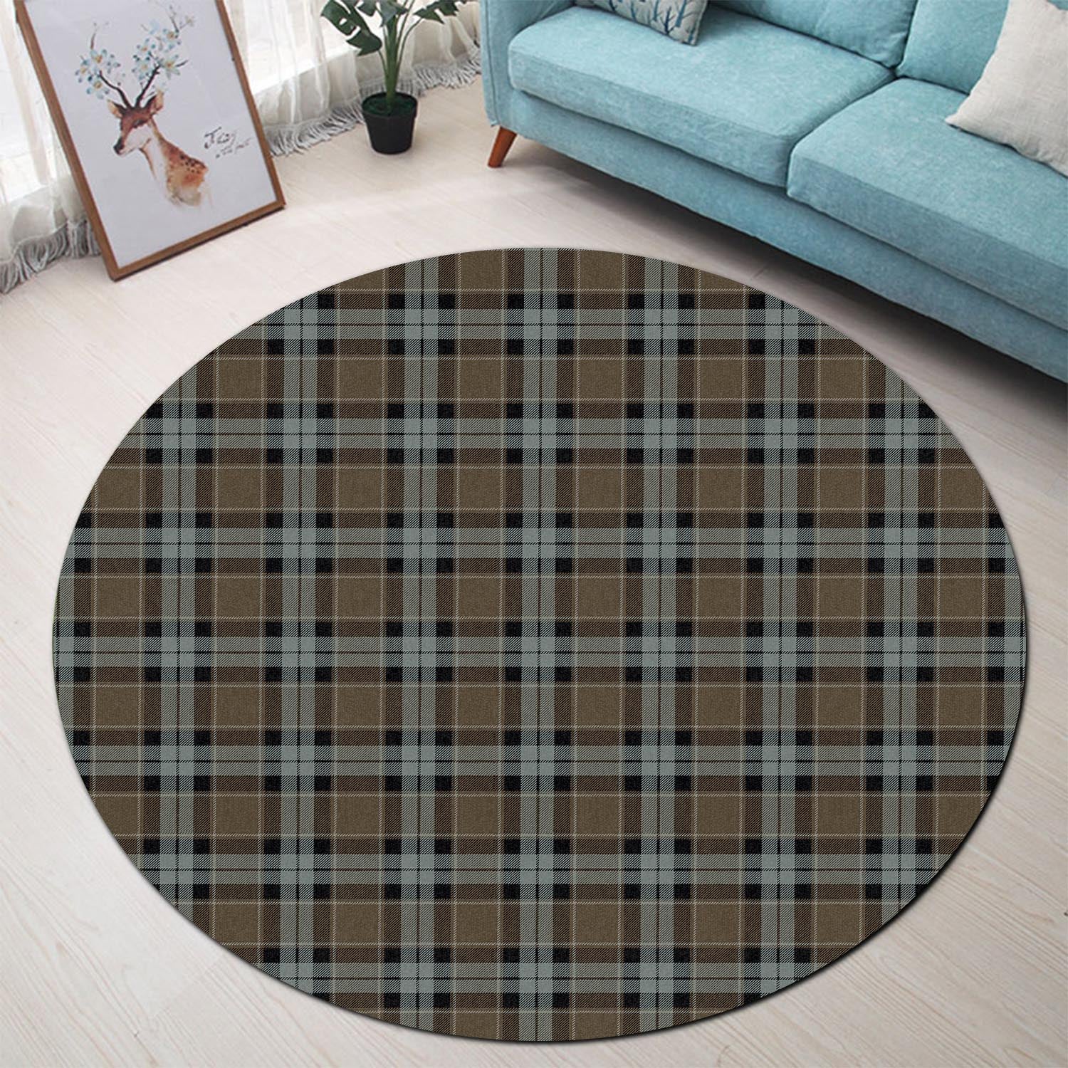 graham-of-menteith-weathered-tartan-round-rug