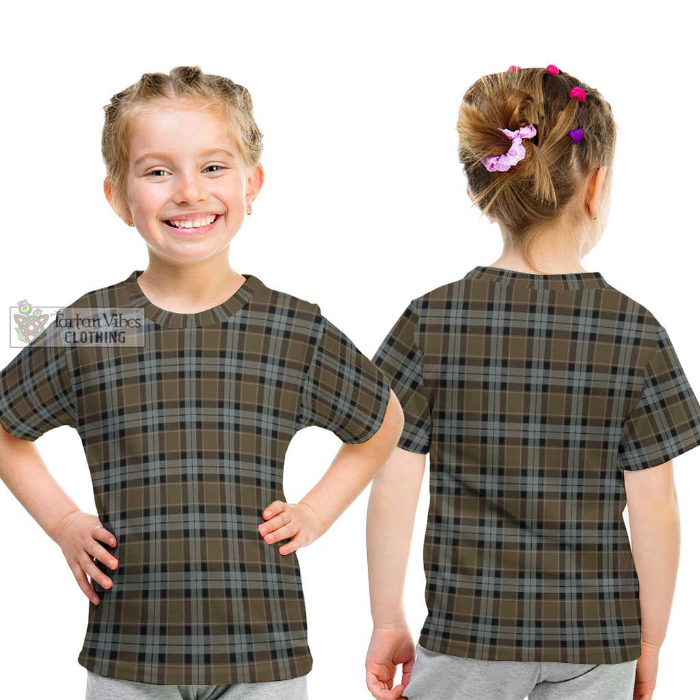 Graham of Menteith Weathered Tartan Kid T-Shirt - Tartanvibesclothing Shop