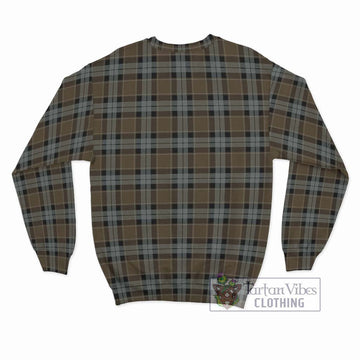 Graham of Menteith Weathered Tartan Sweatshirt with Family Crest DNA In Me Style