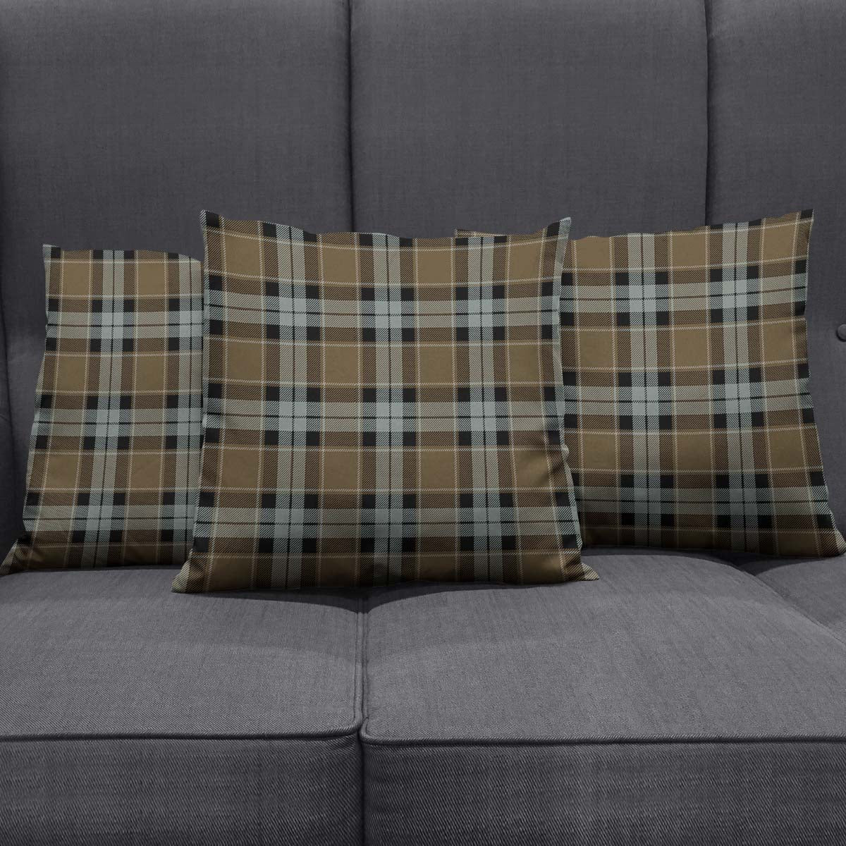 Graham of Menteith Weathered Tartan Pillow Cover - Tartanvibesclothing