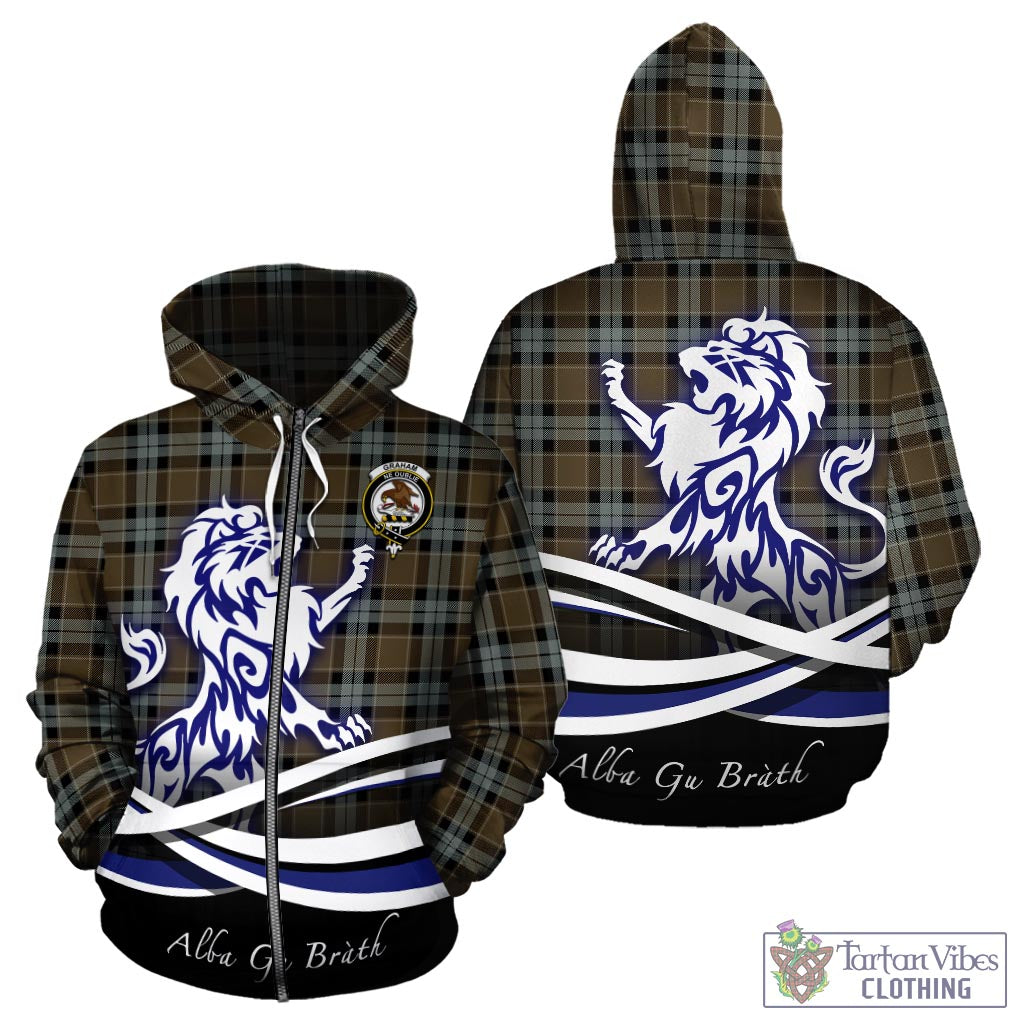 graham-of-menteith-weathered-tartan-hoodie-with-alba-gu-brath-regal-lion-emblem