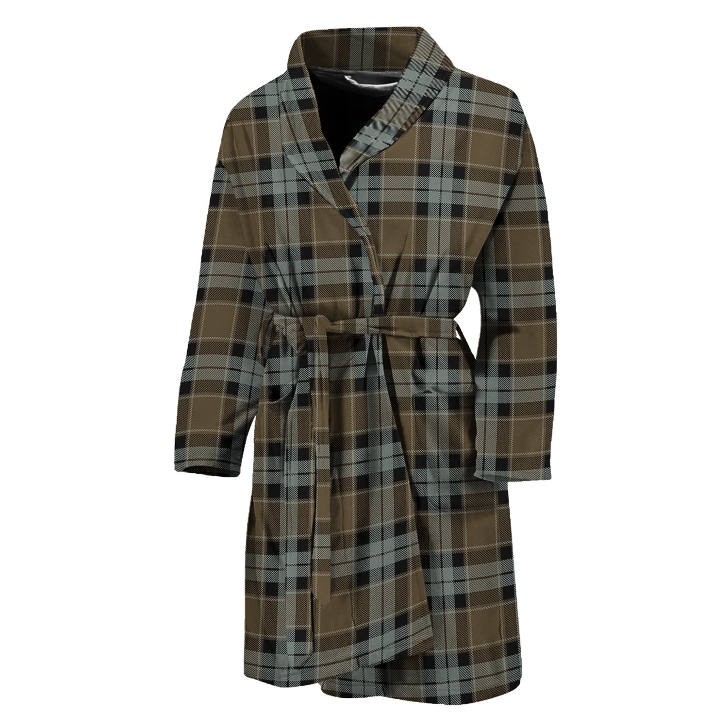 Graham of Menteith Weathered Tartan Bathrobe - Tartan Vibes Clothing