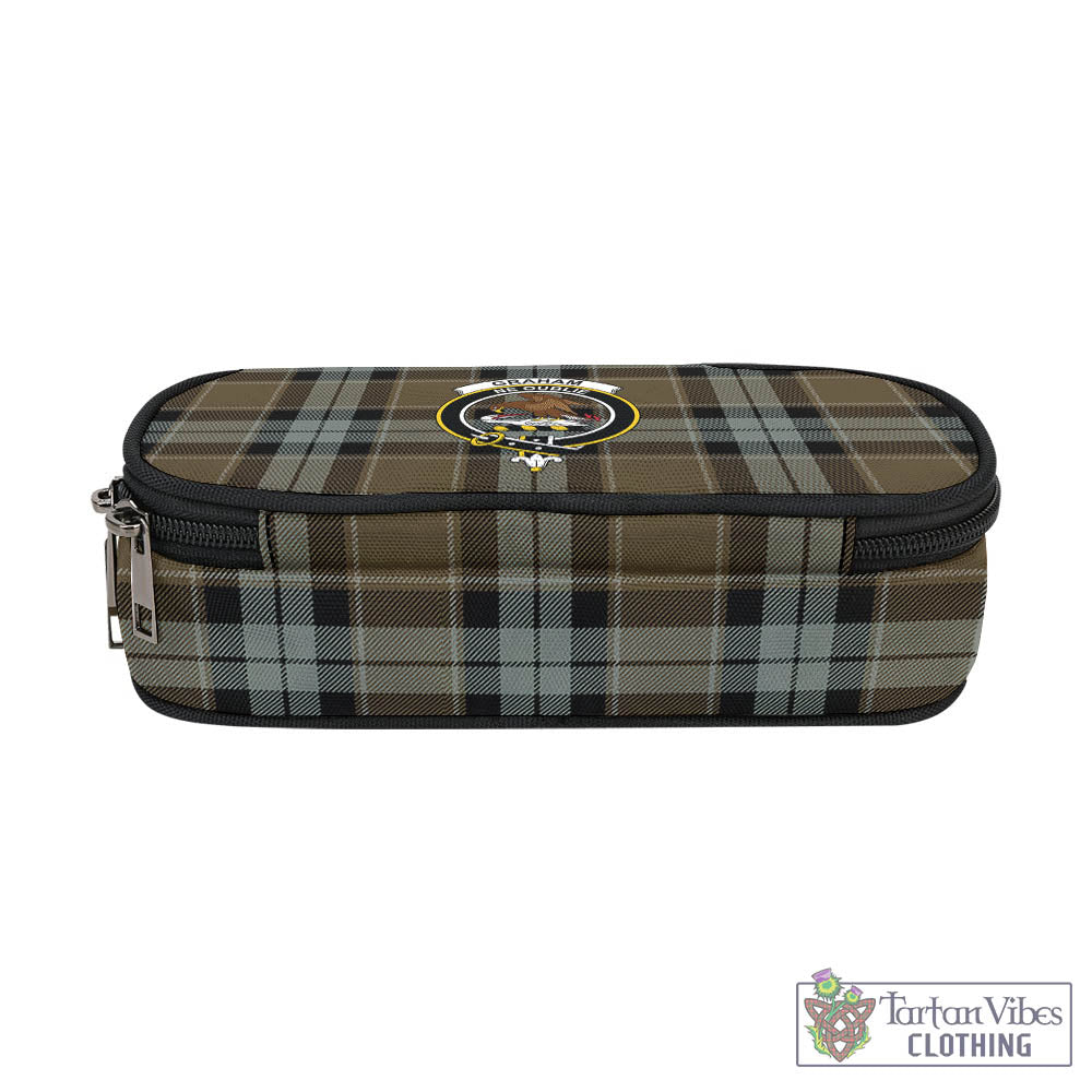 Tartan Vibes Clothing Graham of Menteith Weathered Tartan Pen and Pencil Case with Family Crest