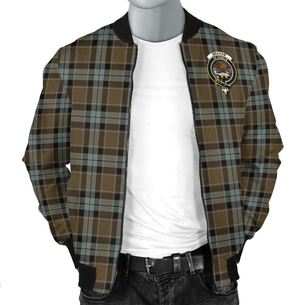 graham-of-menteith-weathered-tartan-bomber-jacket-with-family-crest