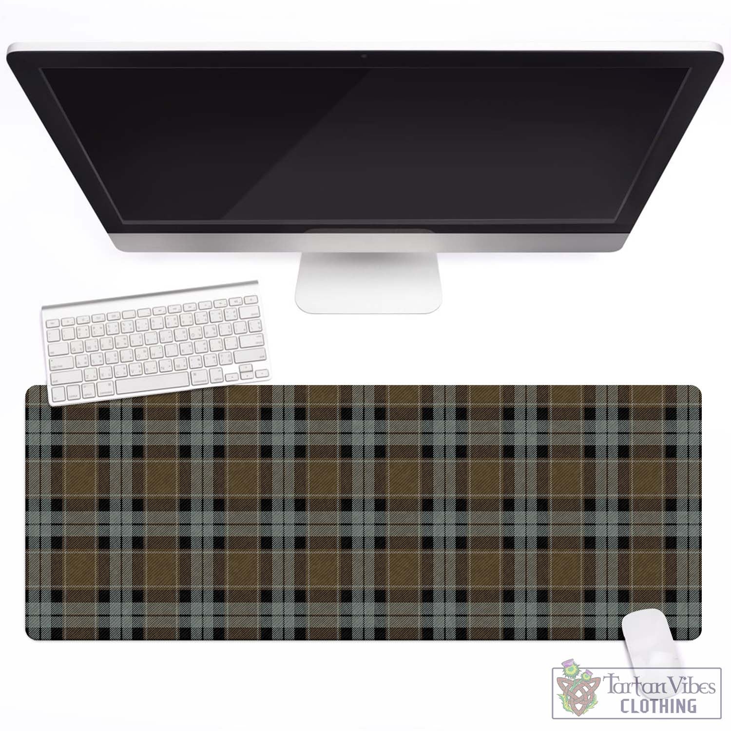 Tartan Vibes Clothing Graham of Menteith Weathered Tartan Mouse Pad