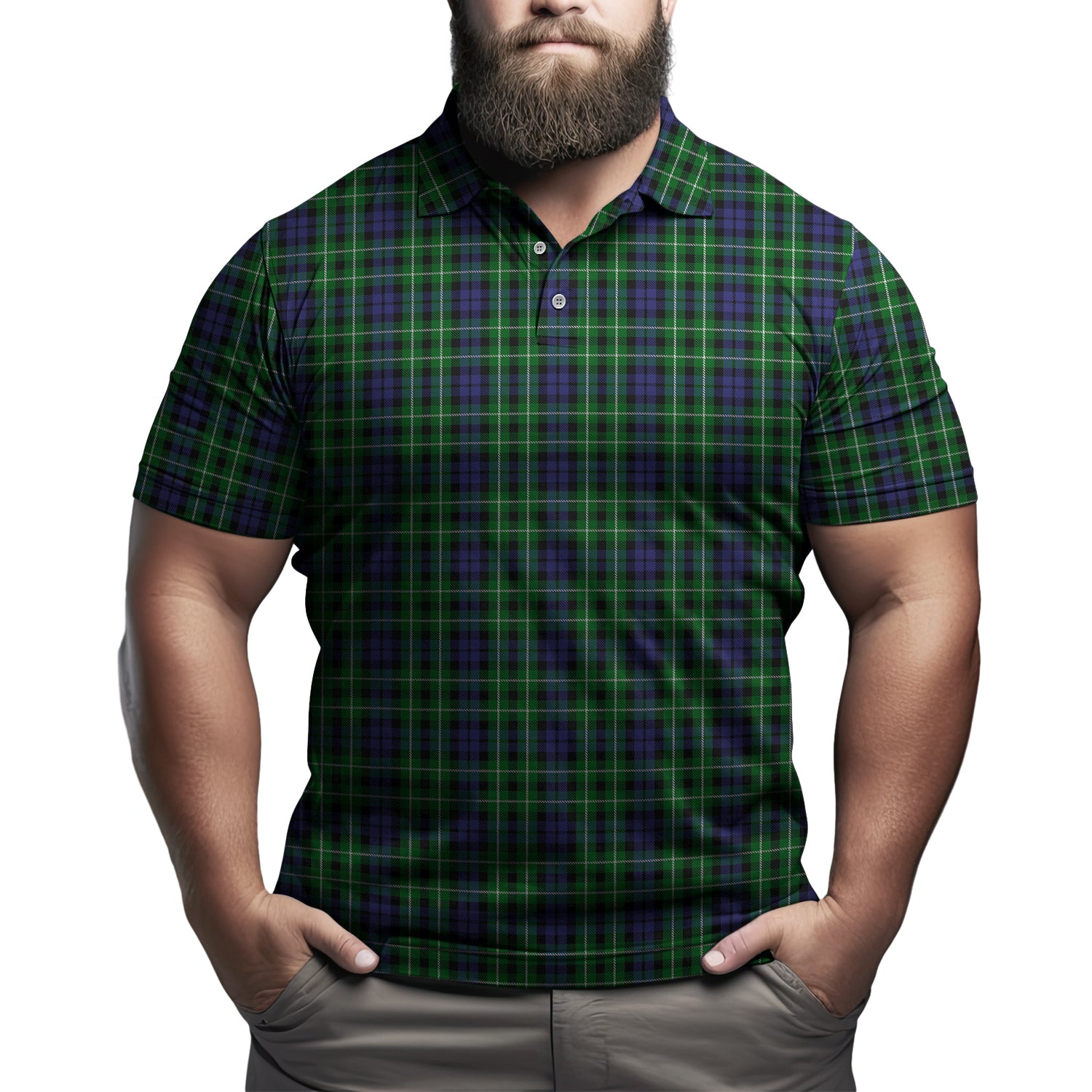 Graham of Montrose Tartan Mens Polo Shirt Kid - Tartan Vibes Clothing