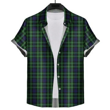 Graham of Montrose Tartan Short Sleeve Button Down Shirt