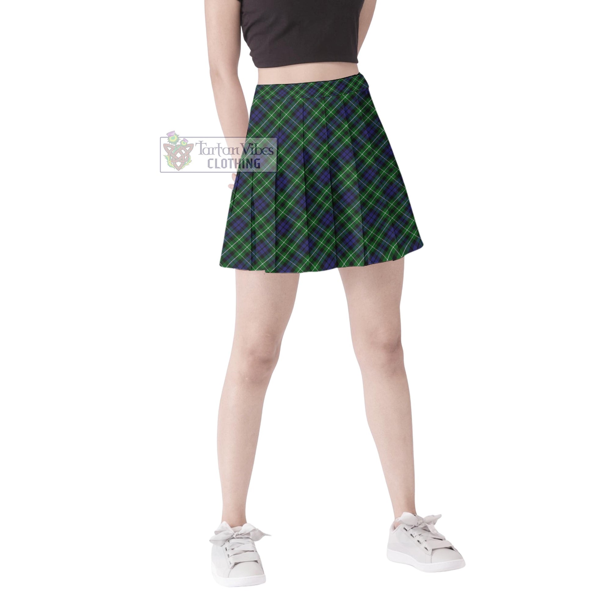 Tartan Vibes Clothing Graham of Montrose Tartan Women's Plated Mini Skirt