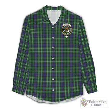 Graham of Montrose Tartan Women's Casual Shirt with Family Crest