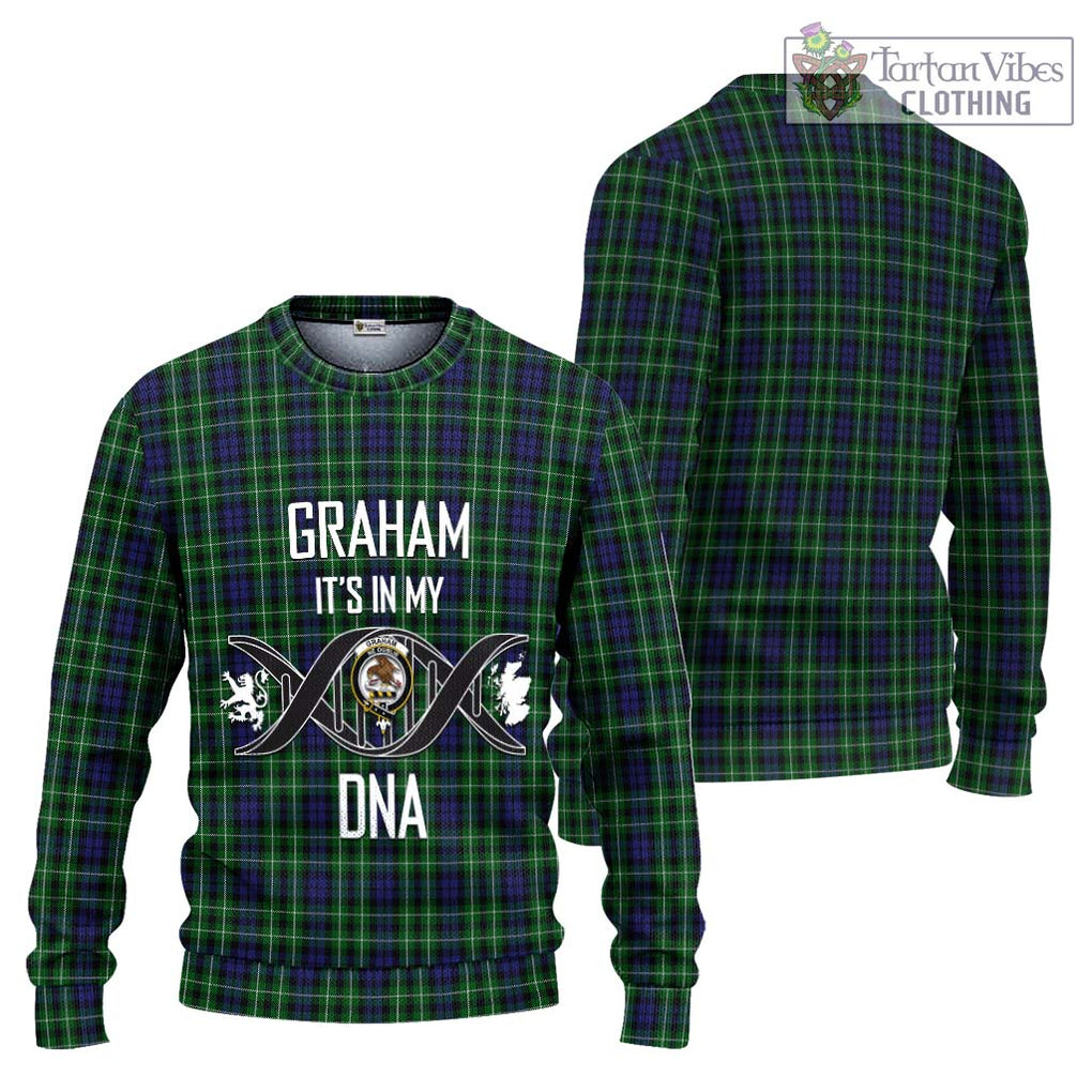 Graham of Montrose Tartan Knitted Sweater with Family Crest DNA In Me Style Unisex - Tartanvibesclothing Shop