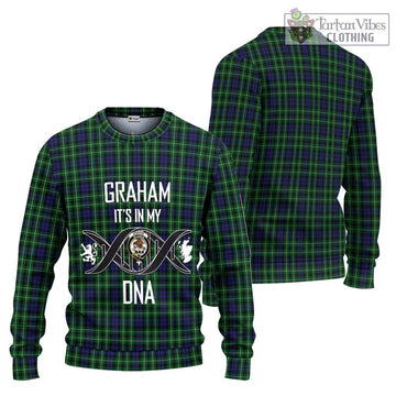 Graham of Montrose Tartan Ugly Sweater with Family Crest DNA In Me Style