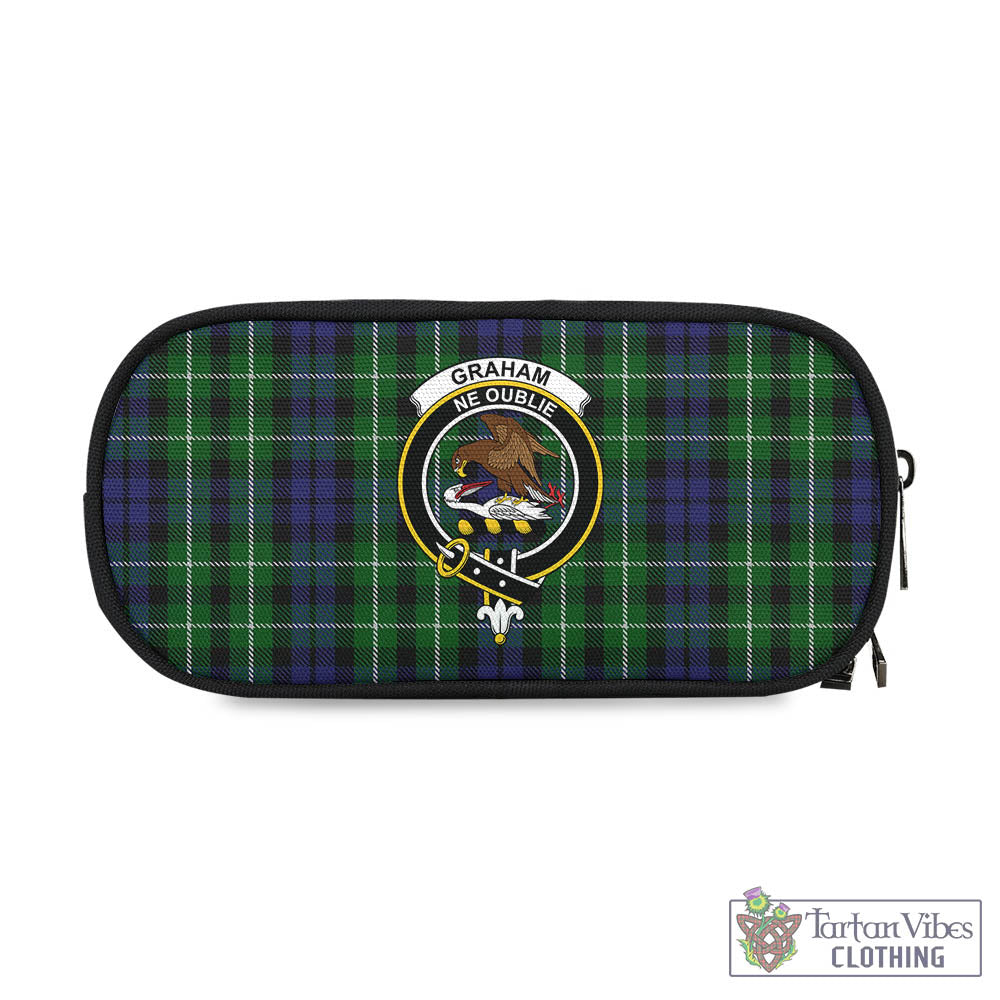 Tartan Vibes Clothing Graham of Montrose Tartan Pen and Pencil Case with Family Crest