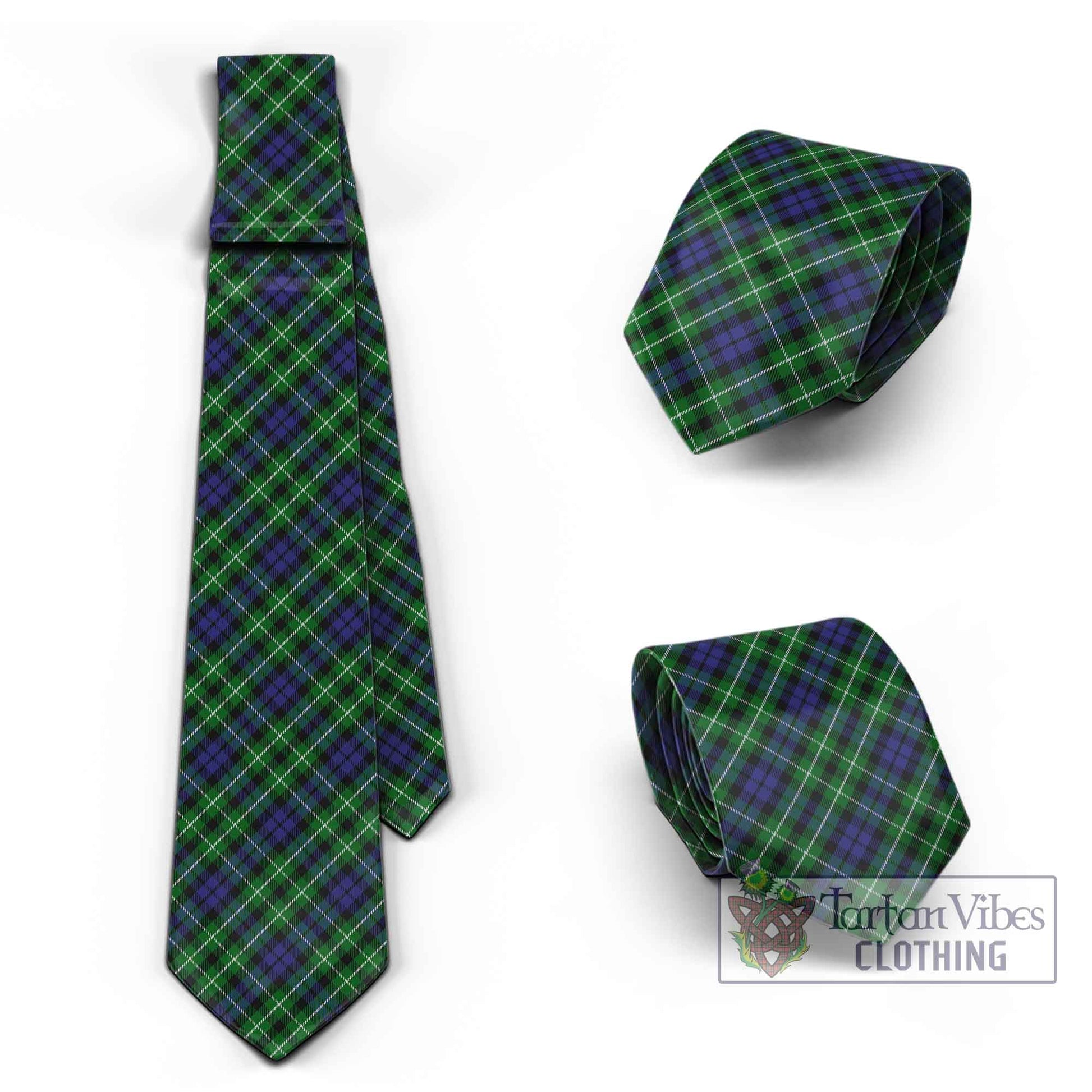 Tartan Vibes Clothing Graham of Montrose Tartan Classic Necktie Cross Style