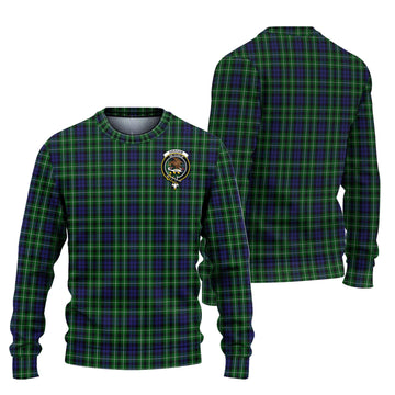 Graham of Montrose Tartan Ugly Sweater with Family Crest