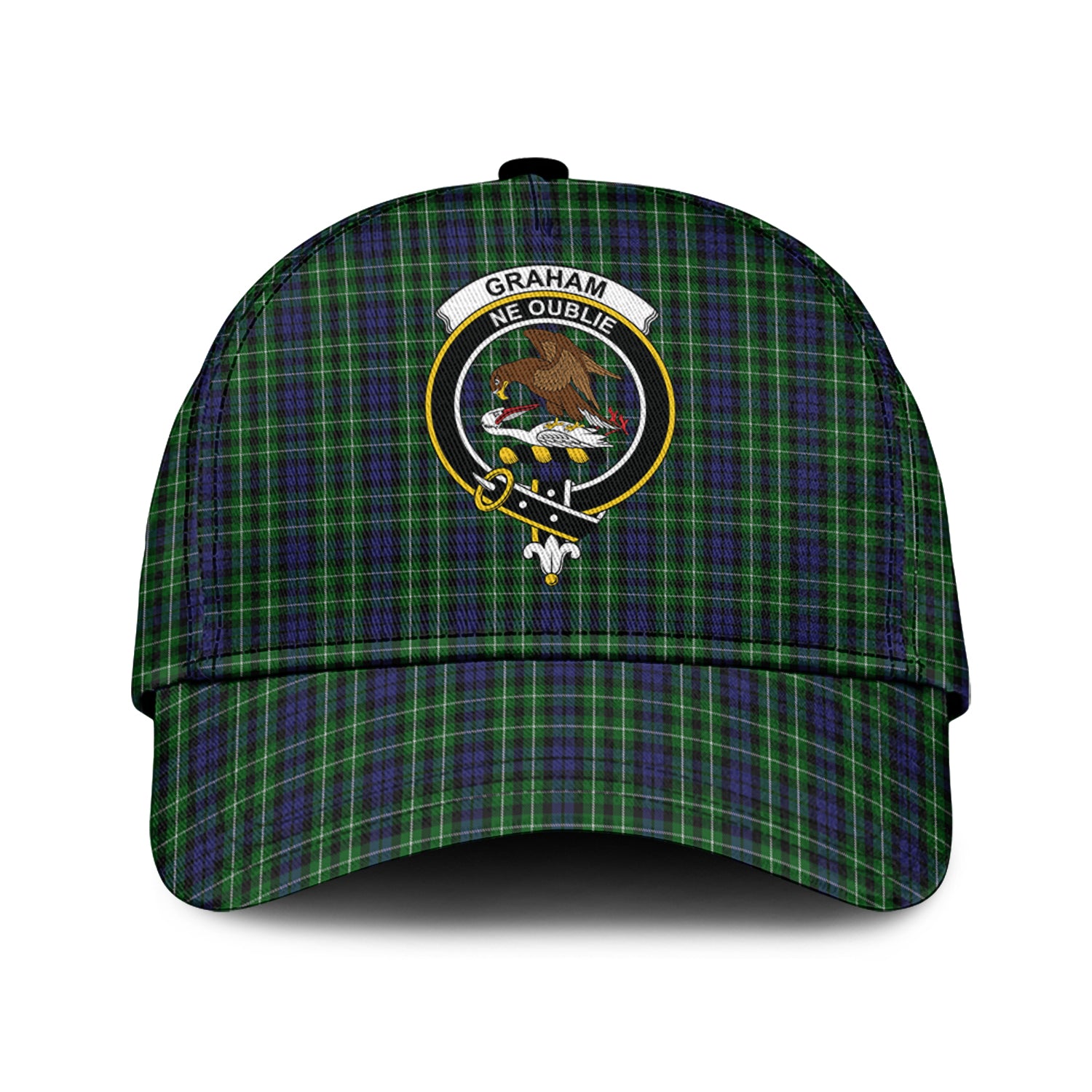 Graham of Montrose Tartan Classic Cap with Family Crest Classic Cap Universal Fit - Tartan Vibes Clothing