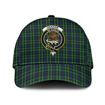 Graham of Montrose Tartan Classic Cap with Family Crest