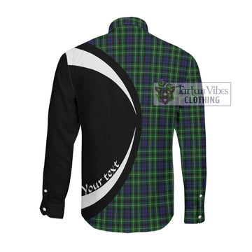 Graham of Montrose Tartan Long Sleeve Button Up with Family Crest Circle Style