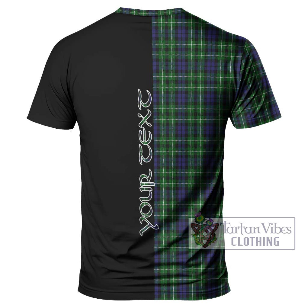 Graham of Montrose Tartan T-Shirt with Family Crest and Half Of Me Style - Tartanvibesclothing Shop