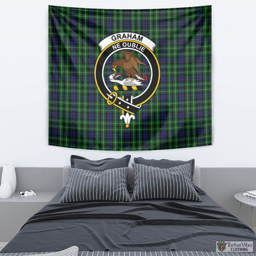 Graham of Montrose Tartan Tapestry Wall Hanging and Home Decor for Room with Family Crest