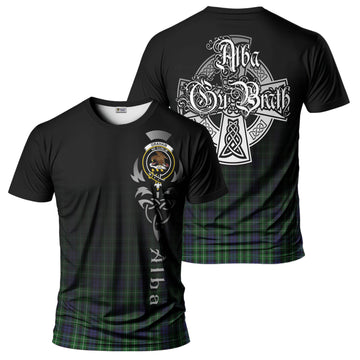 Graham of Montrose Tartan T-Shirt Featuring Alba Gu Brath Family Crest Celtic Inspired