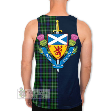 Graham of Montrose Tartan Men's Tank Top Alba with Scottish Lion Royal Arm Half Style