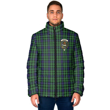 Graham of Montrose Tartan Padded Jacket with Family Crest