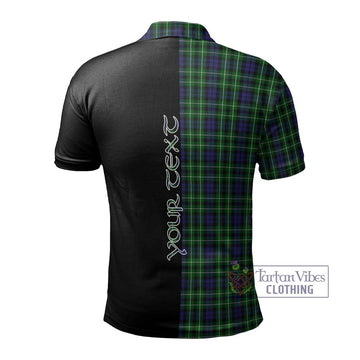 Graham of Montrose Tartan Polo Shirt with Family Crest and Half Of Me Style