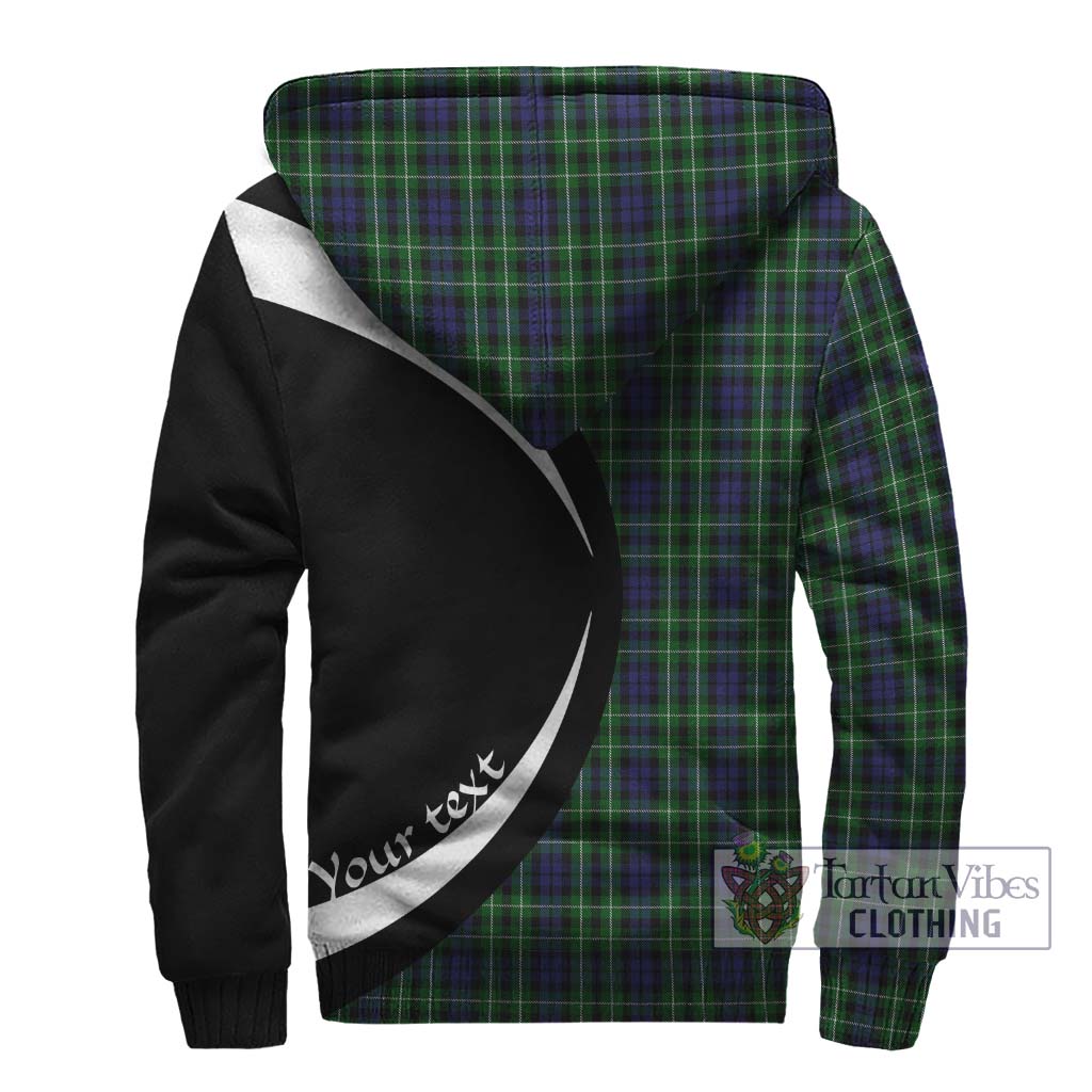 Graham of Montrose Tartan Sherpa Hoodie with Family Crest Circle Style - Tartan Vibes Clothing