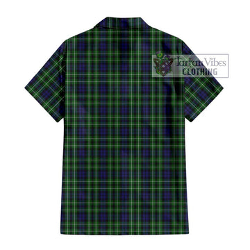 Graham of Montrose Tartan Short Sleeve Button Shirt with Family Crest DNA In Me Style